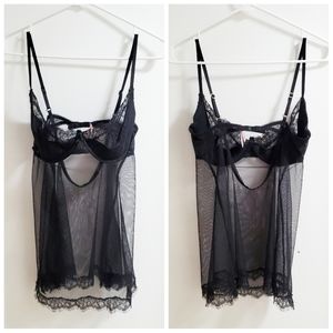 💢CLEARANCE💢 Victoria's Secret Black Lace Nightie 🖤